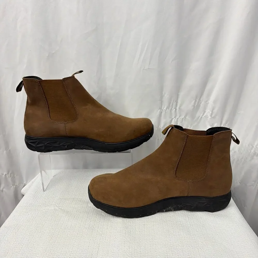 Icebug Boots Mens 13 Wander BUGrip Chelsea Brown Leather Snow